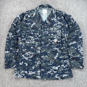 US NAVY NWU Type I Blue Digital Camo Working Blouse Small-Regular